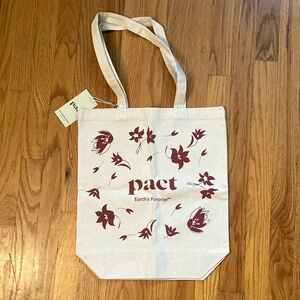 Pact Organic Cotton Floral Canvas Tote Bag
